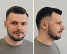 Short Combover Fade Hairstyle for Men